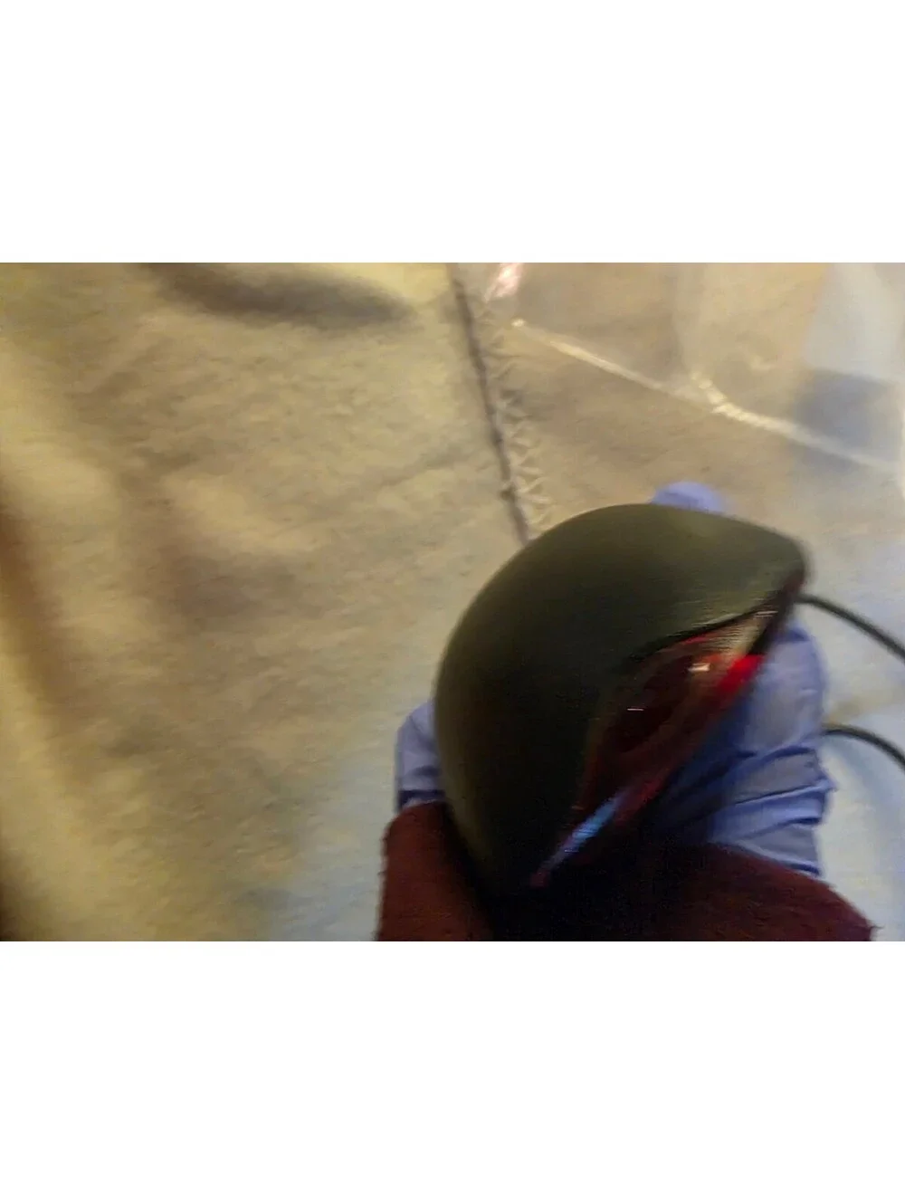 Vintage Microsoft Wheel Mouse Optical 1.1A Wired USB Black Computer Mouse